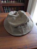 Chapeau homme vintage La Chapellerie beige deadstock neuf rétro