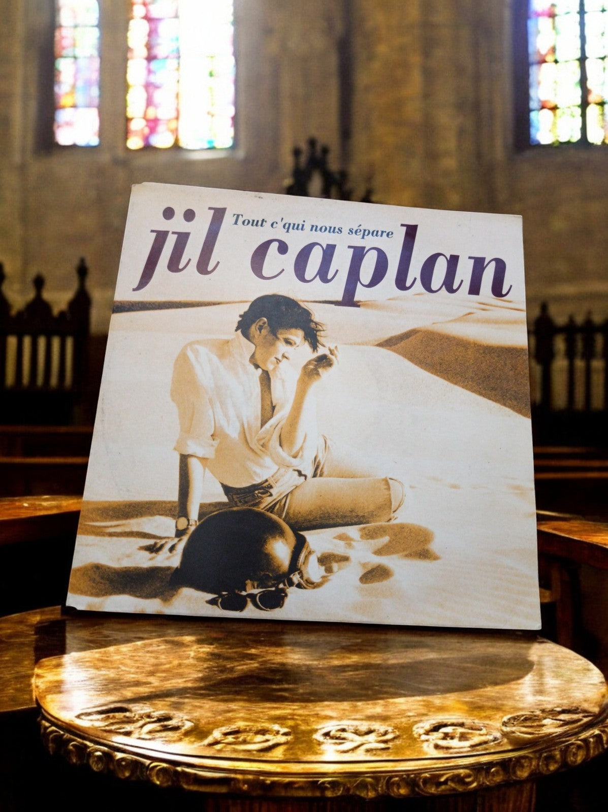 Vinyle 45 tours Jil Caplan Tout c'qui nous sépare vintage années 80