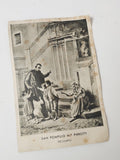 Carte ancienne San Pompilio vintage, objet rétro de collection papeterie rare