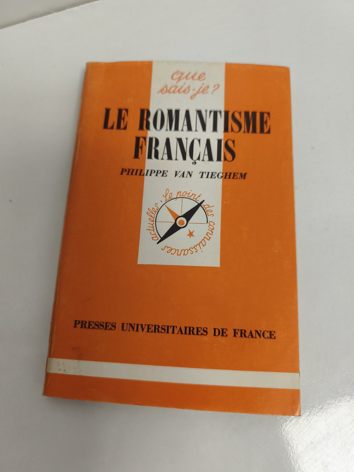 Livre ancien Que sais-je? Le Romantisme français Van Tieghem PUF édition orange