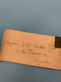 Lettre ancienne manuscrite adresse Marseille philatélie écriture XIXe (Ref 3)