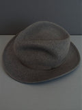 Chapeau homme vintage Mossant gris feutre ancien rétro accessoire élégant