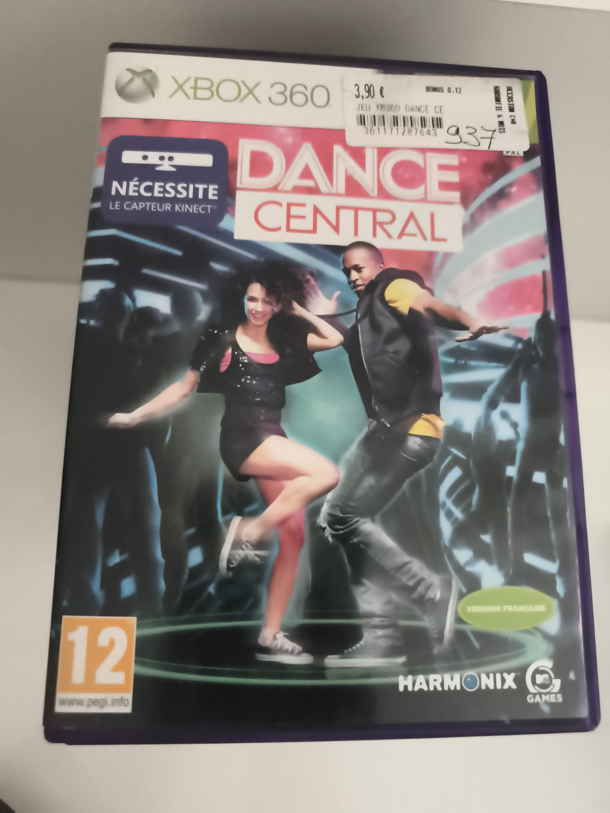 Jeu Xbox 360 Dance Central Harmonix Kinect version française