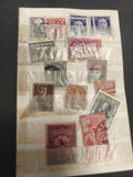 Lot timbres poste mondiaux oblitérés Europe USA anciennes séries philatélie