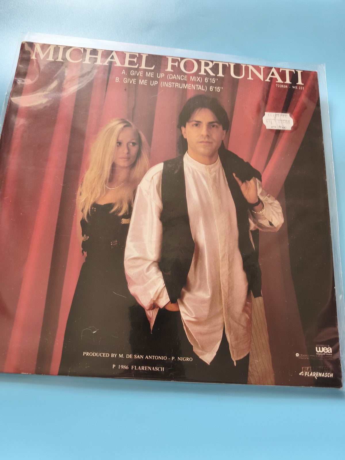 Vinyle 33 tours ancien Fortunati rétro, disque vintage collection musique