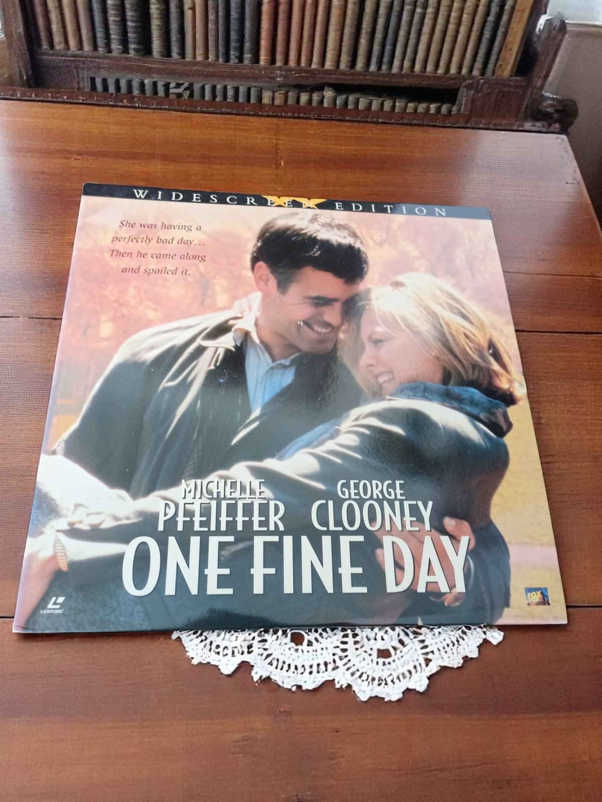 Laserdisc One Fine Day Widescreen Michelle Pfeiffer George Clooney Vintage film