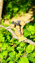 Figurine Pokémon Dodrio PVC 2005 jaune marron 3 têtes jouet décor R/LW