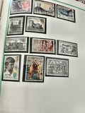 Timbres Espagne oblitérés CORREOS lot thématique architecture art avion