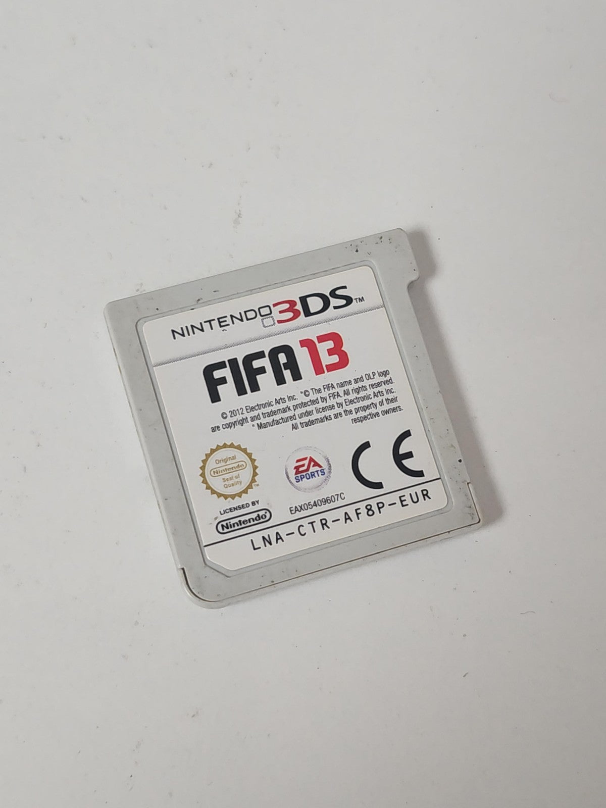 Jeu FIFA 13 pour Nintendo 3DS, version française, jeu de football d'occasion