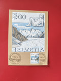 Carte postale Helvetia 200 Jungfraujoch Suisse timbre oblitéré montagne
