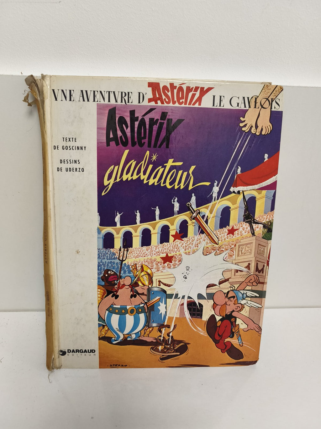 Ancien album BD Astérix Gladiateur 1978 vintage édition, collection rétro rare