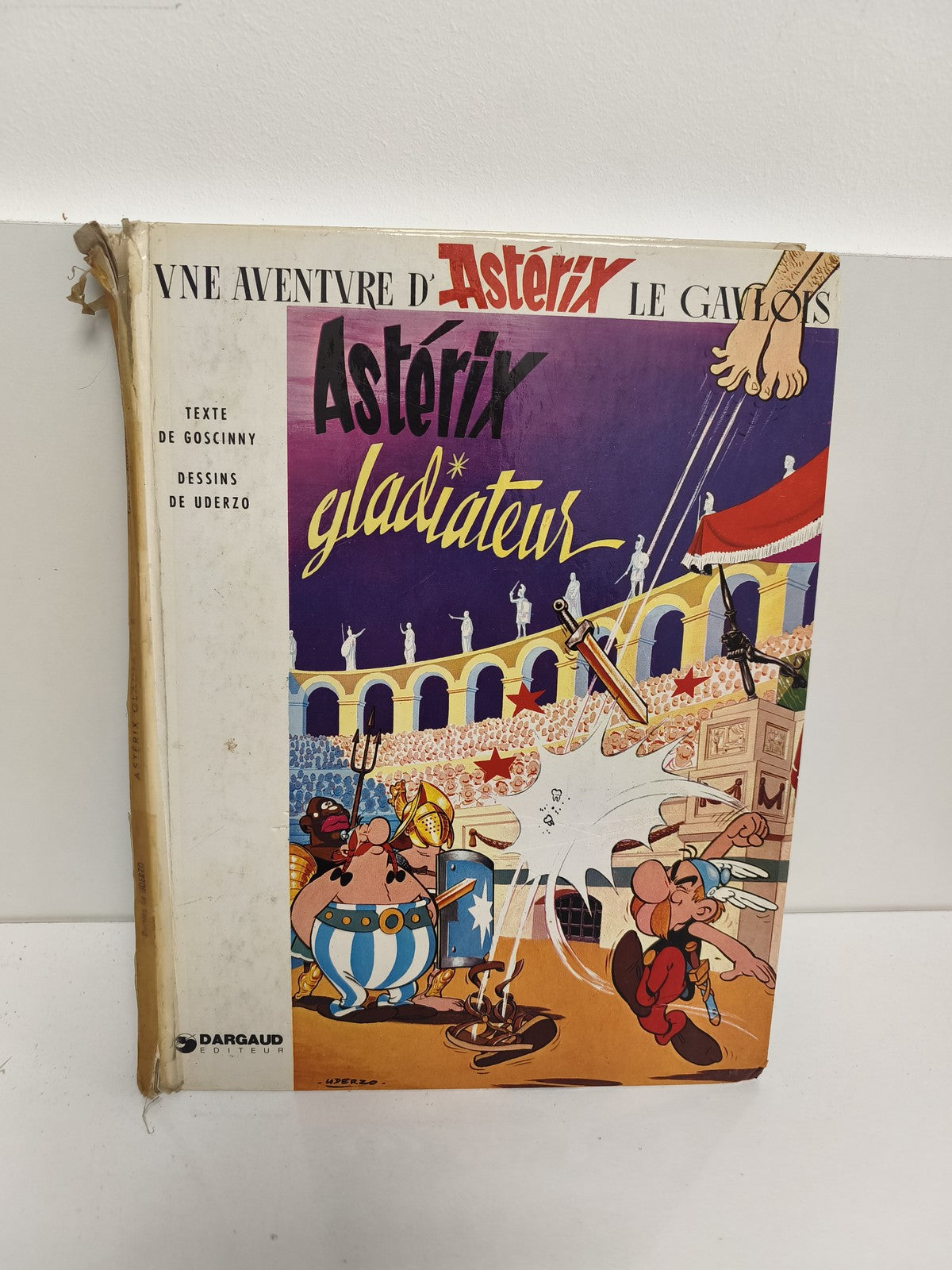 Ancien album BD Astérix Gladiateur 1978 vintage édition, collection rétro rare