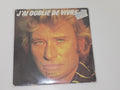 Vinyle 45 tours ancien Johnny Hallyday rétro, disque vintage collection état TB
