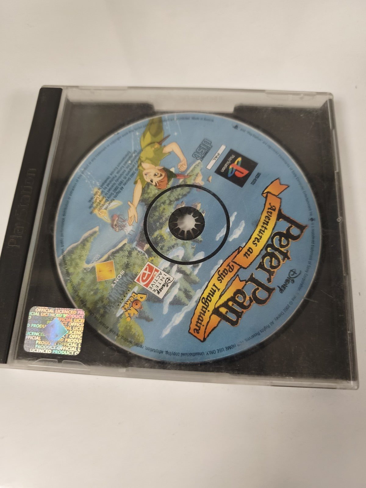 Jeu PS1 Peter Pan incomplet pour console PlayStation, version française d?occasi