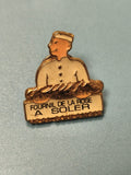 Vintage pin's boulanger Fournil de la Rose Marseille Soler ancien badge