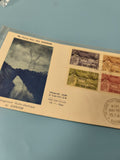 Ancienne enveloppe FDC Vietnam 1964 Danhim timbres premier jour hydroélectricité