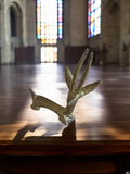 Sculpture antilope africaine bronze vintage, déco ethnique, design animalier