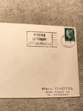 Lettre oblitérée Marianne 0,30 F 1969 Vosges cachet antituberculeux philatélie (
