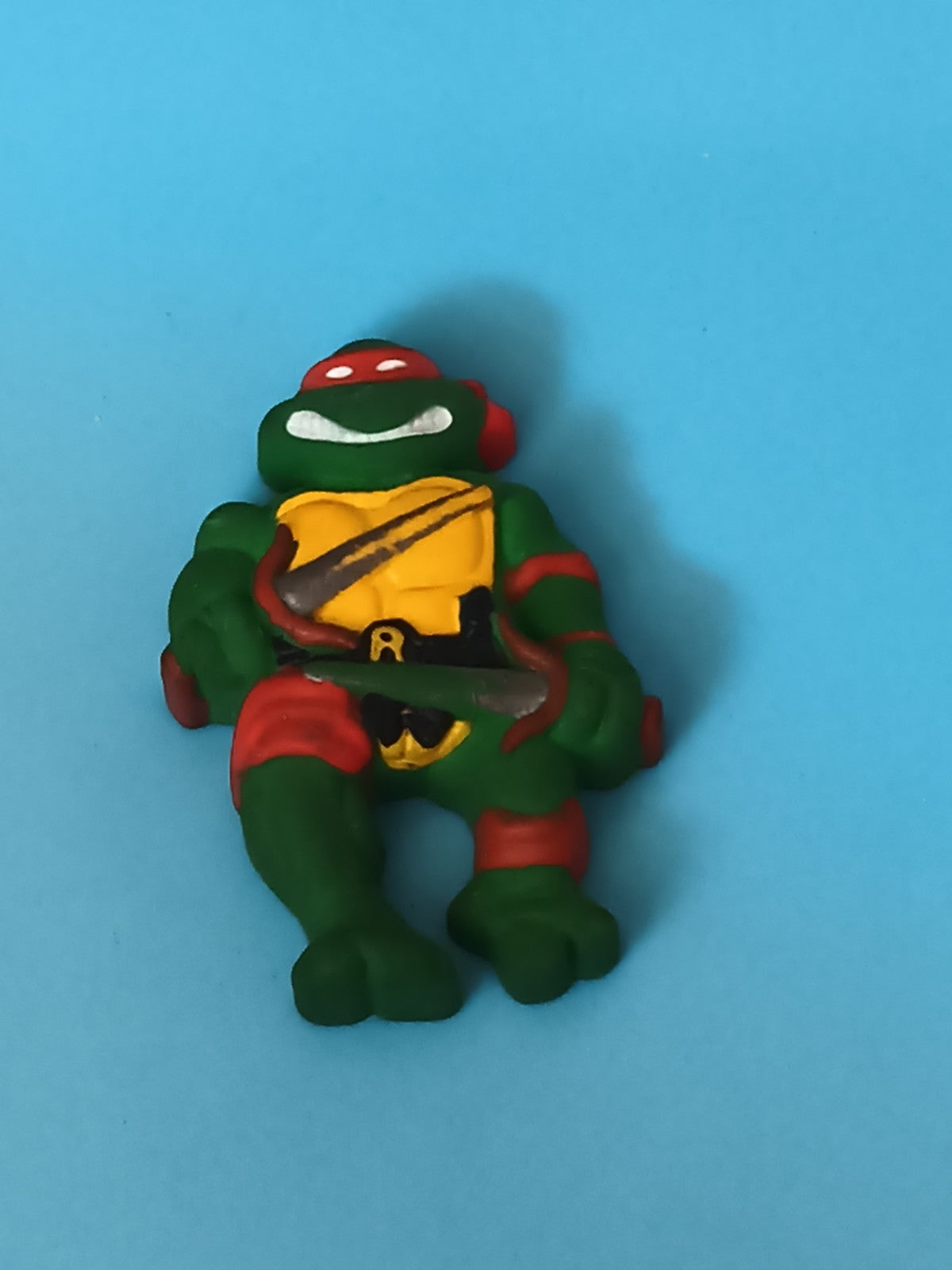 Figurine Tortue Ninja Raphael articulée vert rouge – jouet TMNT