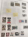 Lot anciens timbres USA oblitérés États-Unis vintage philatélie