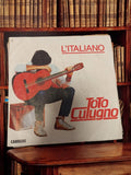Vinyle 45 tours Toto Cutugno L'Italiano vintage années 80 disque rétro Carrere
