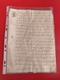 Ancienne lettre manuscrite fin XIXe siècle, écriture à l?encre, cachet visible