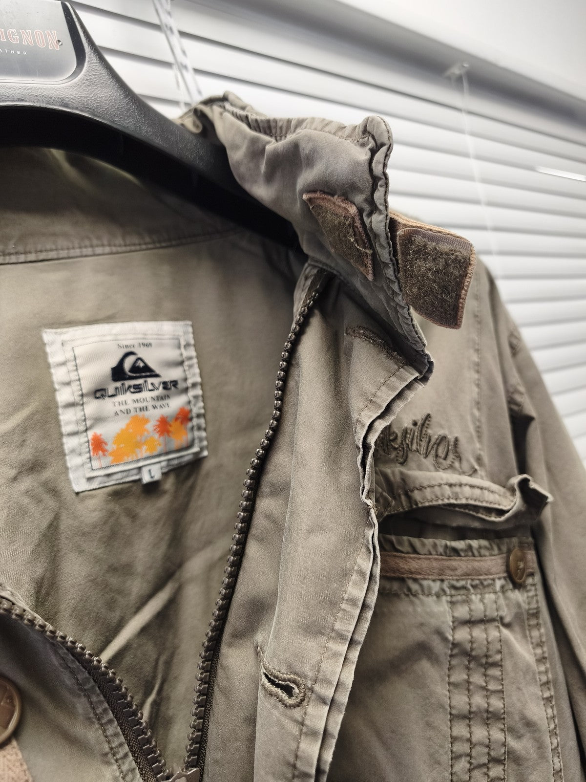 Blouson vintage homme Quiksilver ancien veste rétro taille L collectionneur