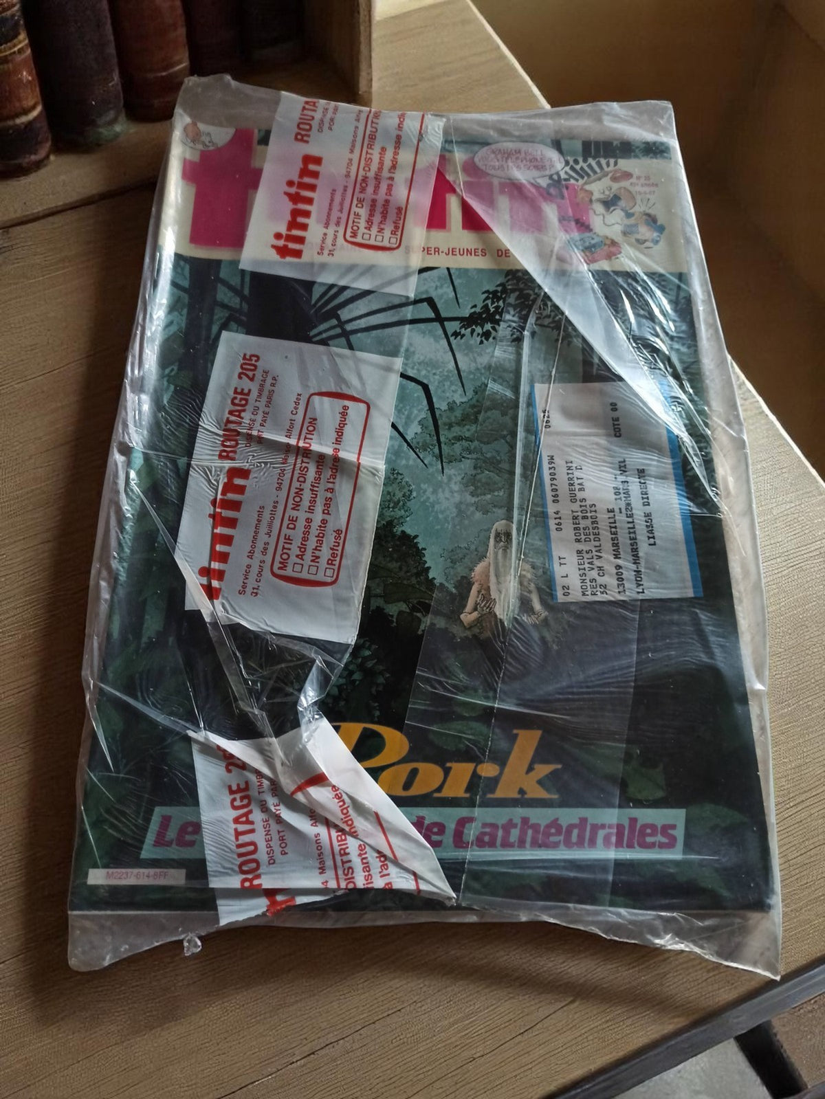 Vintage-Tim-und-Struppi-Magazin in Originalverpackung – Seltene Sammlerstücke, neuwertiger Zustand
