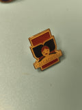 Vintage pin's l'alsacienne émaillé rouge noir collection régionalisme ancien