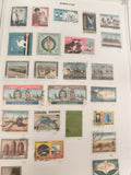 Timbres Jordanie lot x20 oblitérés thématique paysages portraits philatélie
