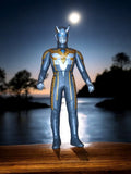 Figurine Ultraman Bandai 2014 gris bleu doré – Héros tokusatsu japonais