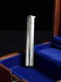Briquet tube ancien vintage à rénover finition métallique chromée rétro