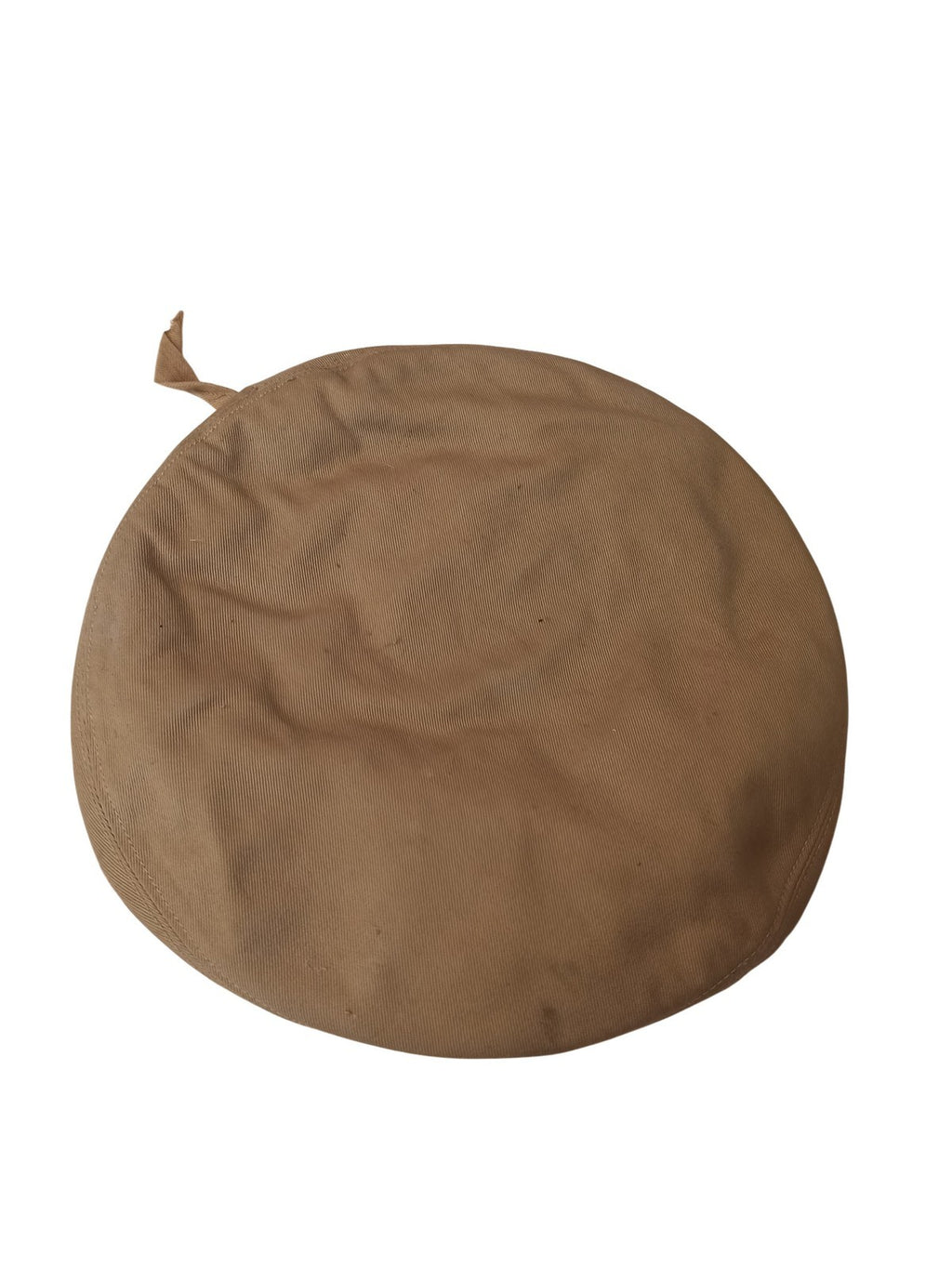 Béret parachutiste ancien armée française beige badge métal vintage Marseille