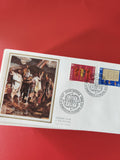 Enveloppe philatélie premier jour Suisse, timbres Europa 1982, illustration