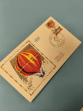 Enveloppe FDC premier jour Montgolfière ballon rouge Bicentenaire Air Espace
