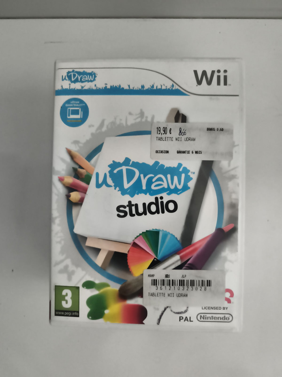 Jeu Wii uDraw Studio Nintendo PAL dessin créatif compatible tablette