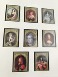 Timbres République du Tchad portraits XVIIIe siècle lot, philatélie, poste