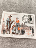 Carte philatélique ancienne Journée du Timbre 1961 Paris illustrée Raoul Serres