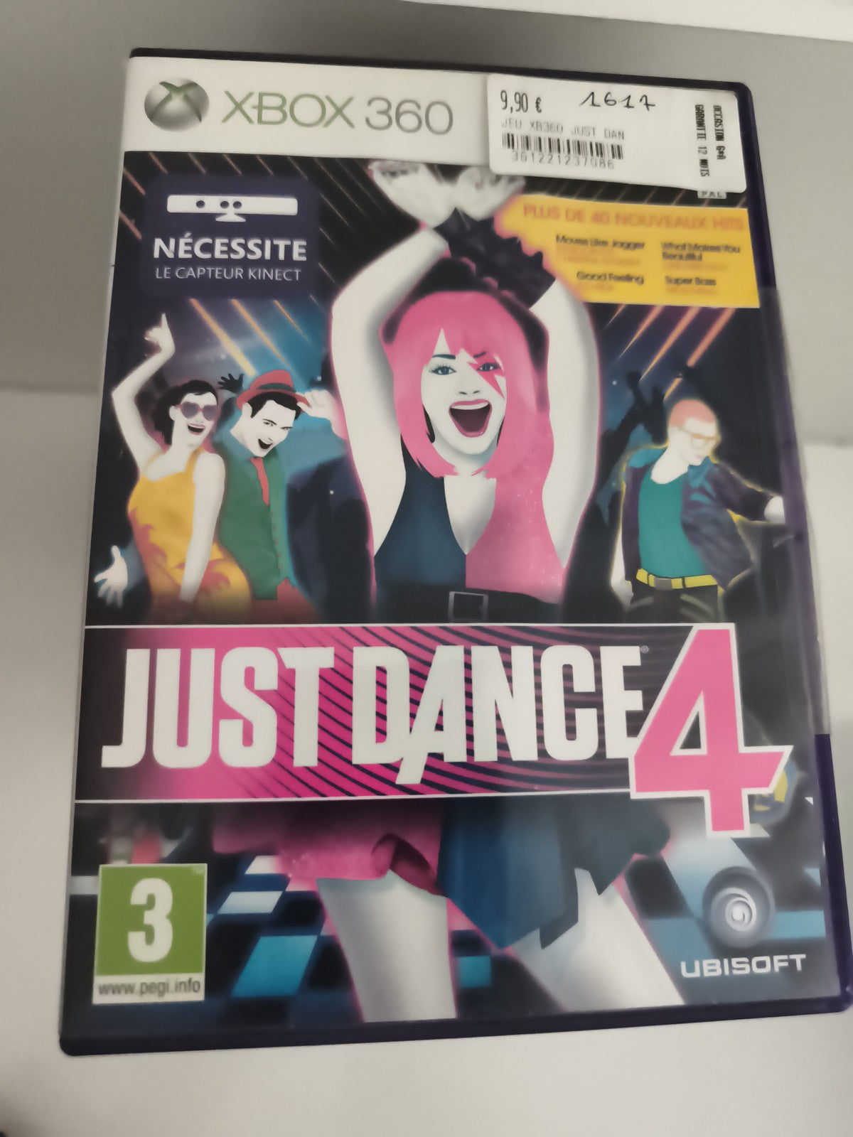 Jeu Xbox 360 Just Dance 4 Ubisoft Kinect musique danse