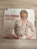 Vinyle 45T G.G. Junior Le play-boy malheureux pochette signée CBS 6086