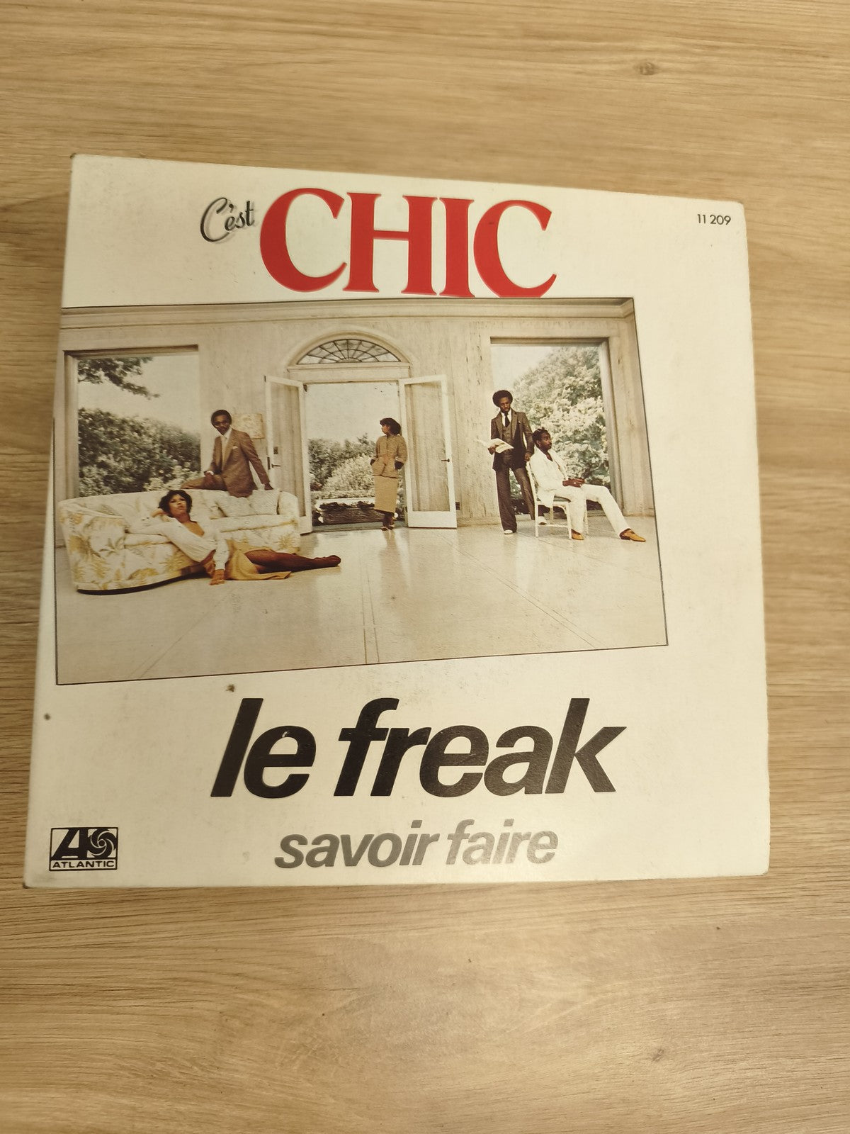 Vinyle 45 tours Chic Le Freak Savoir Faire pochette photo groupe Atlantic