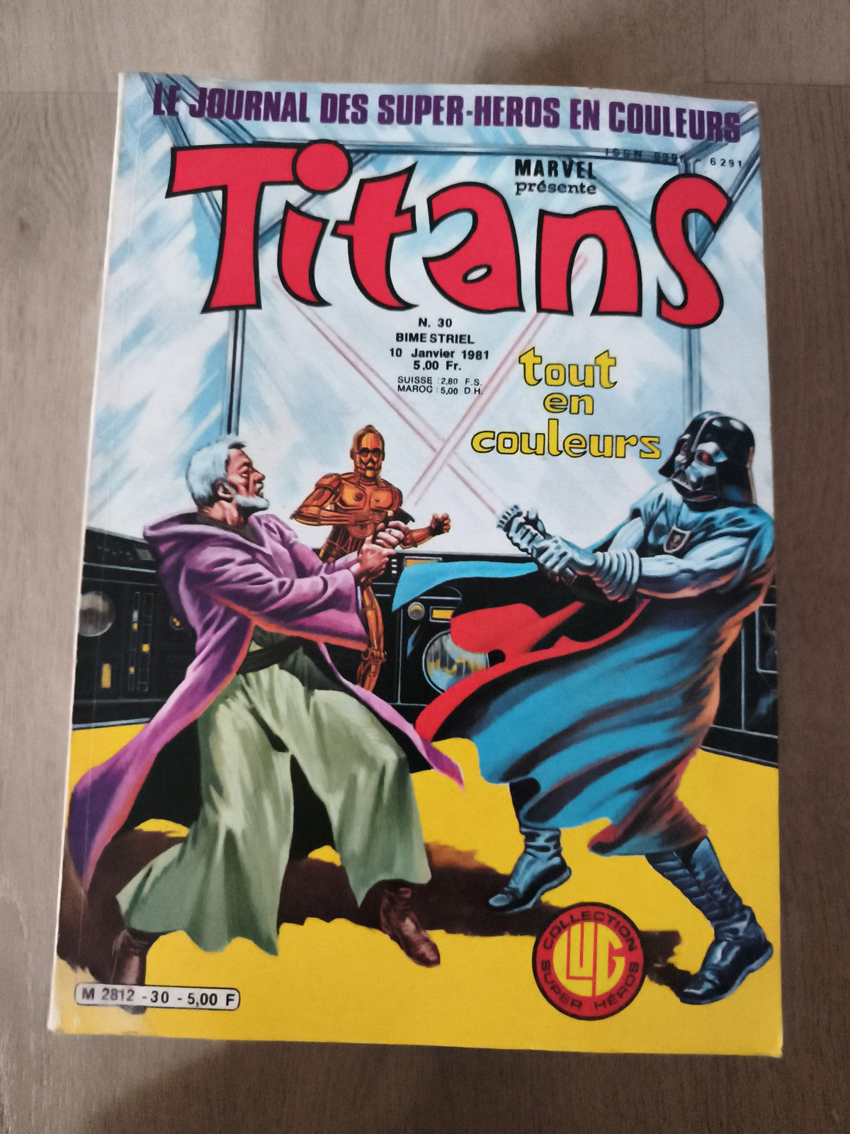 Titans n°30 Marvel 1981 Lug ancien comic vintage super-héros couleurs