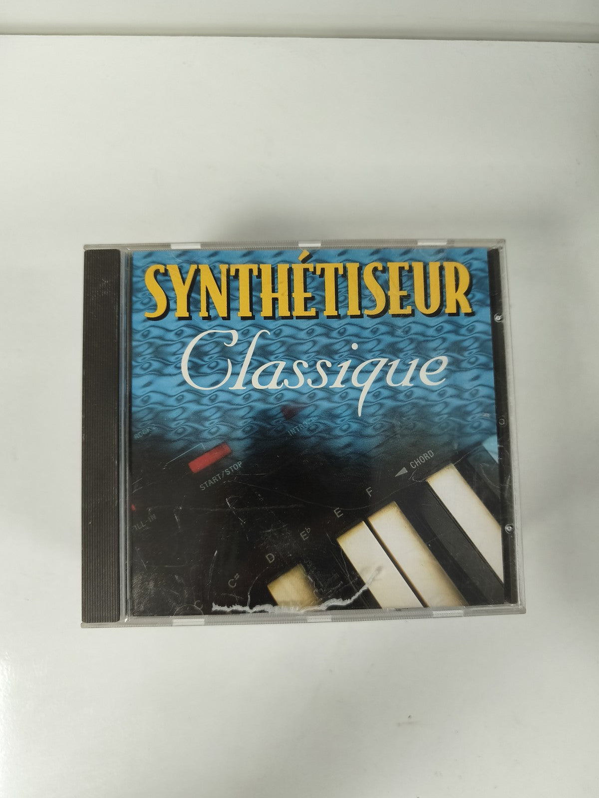 CD musique Synthétiseur Classique pochette bleue clavier piano