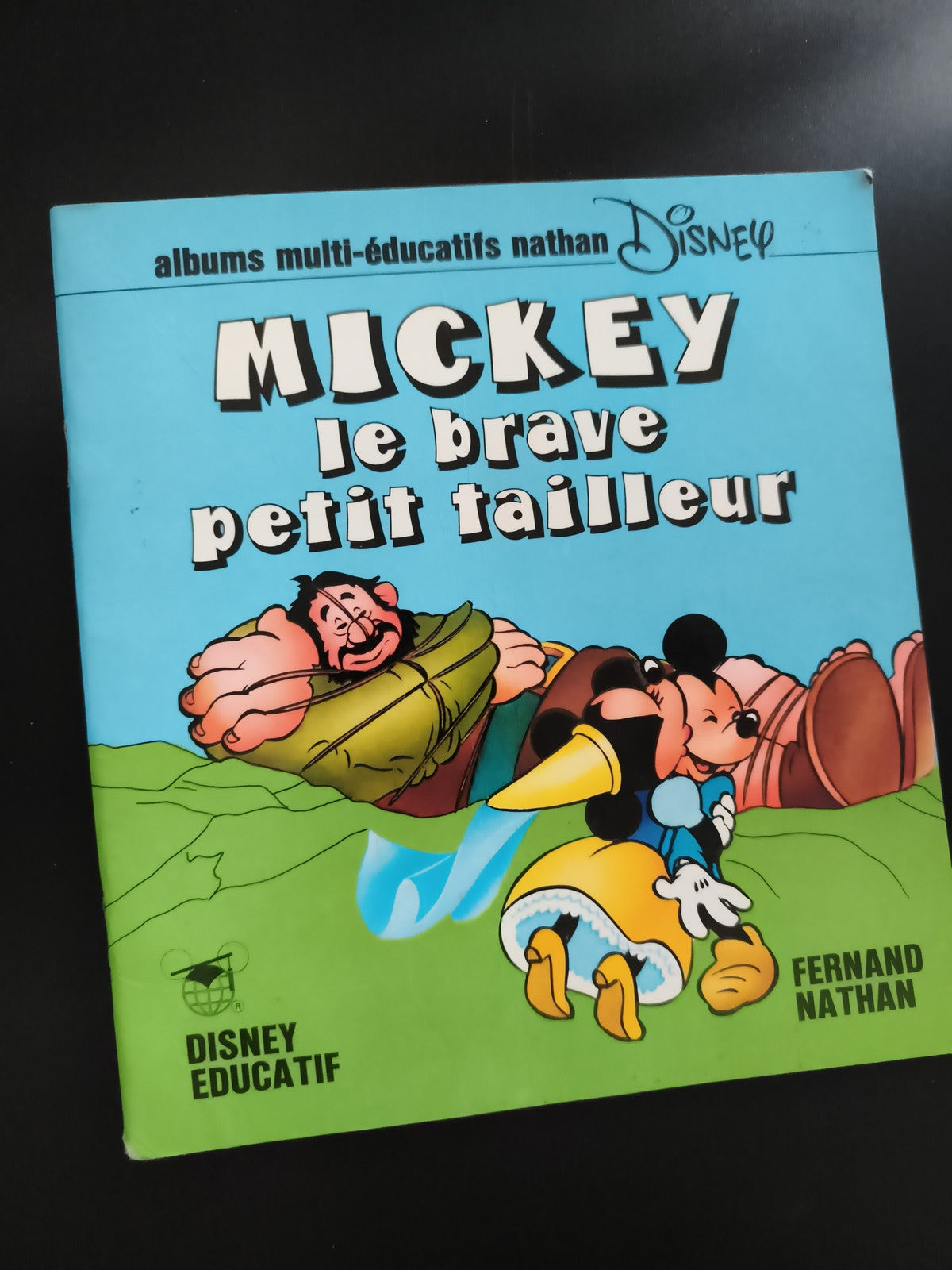 Livre Disney Mickey le brave petit tailleur Nathan éducatif BD enfant