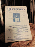 Revue ancienne Conférencia Université Annales 1921 N°24 vintage rétro
