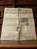 Journal ancien Le Petit Marseillais 1933 une Unes Hitler rétro presse vintage