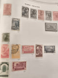 Timbres Maroc Espagnol anciens oblitérés, lot philatélie, paysages et monuments