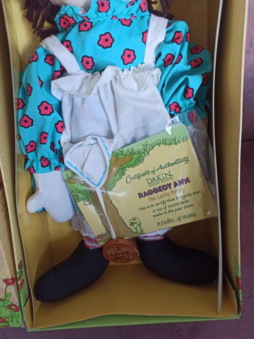 Poupée Raggedy Ann Dakin Signature, The Lucky Penny, Storybook Adventures