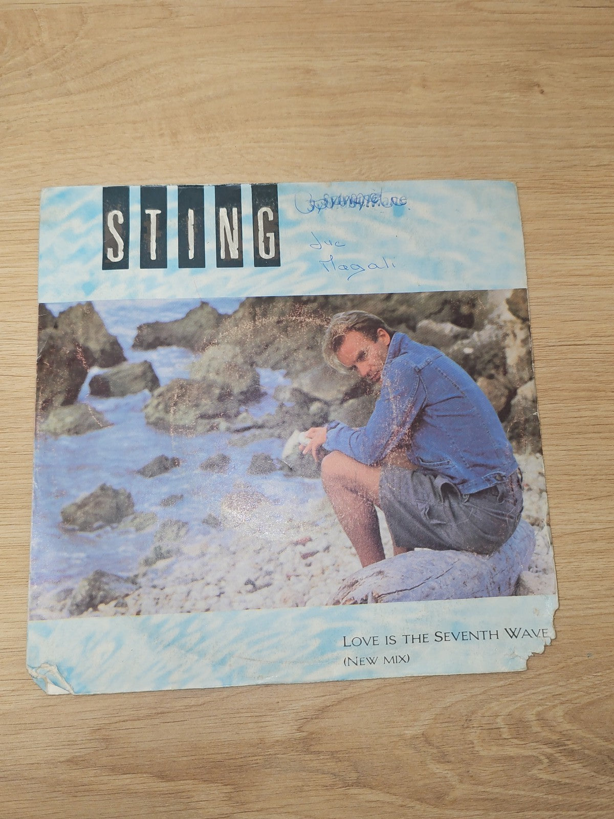 Vinyle 45 tours vintage Sting ancien disque rétro collection musique pop rock