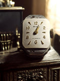 Montre mécanique vintage Koma 17 jewels cadran doré ancien